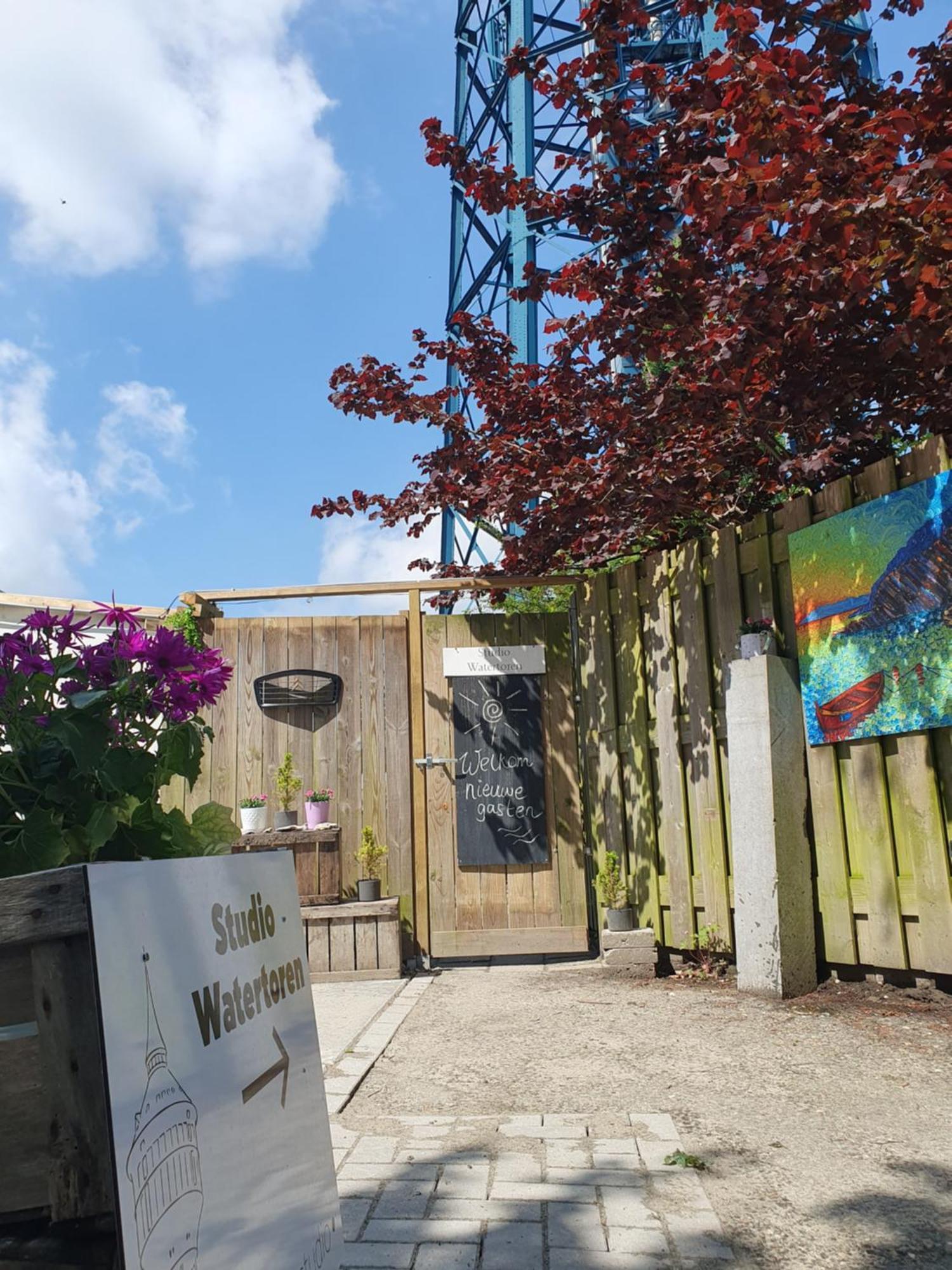 Studio Watertoren Met Tuin En Gratis Parkeren Goes Eksteriør billede